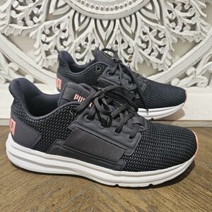 Puma Black Pink Soft Foam Athletic Sneakers Womens 8